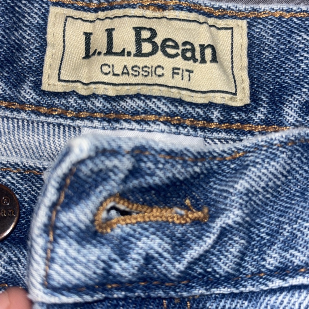 L.L. Bean Men’s Classic Fit Light Blue Denim Jeans